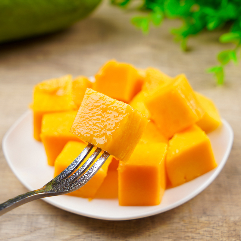 靓果汇海南小台芒礼盒装官方溯源海南直发苏宁生鲜芒果水果