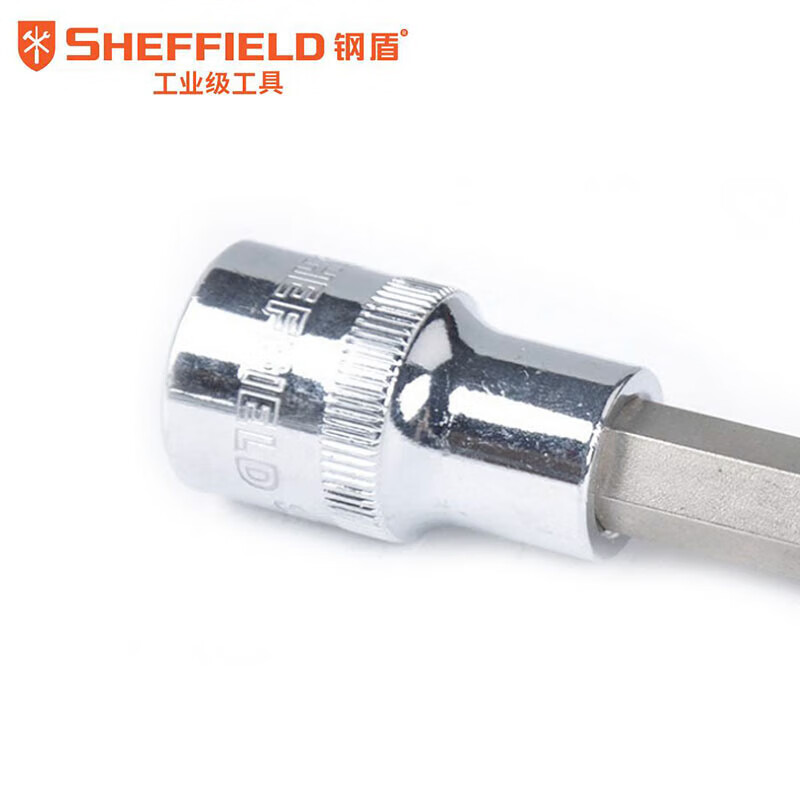 钢盾(SHEFFIELD) S015505 12.5mm系列100mm长6角旋具套筒H5[家用]高清大图