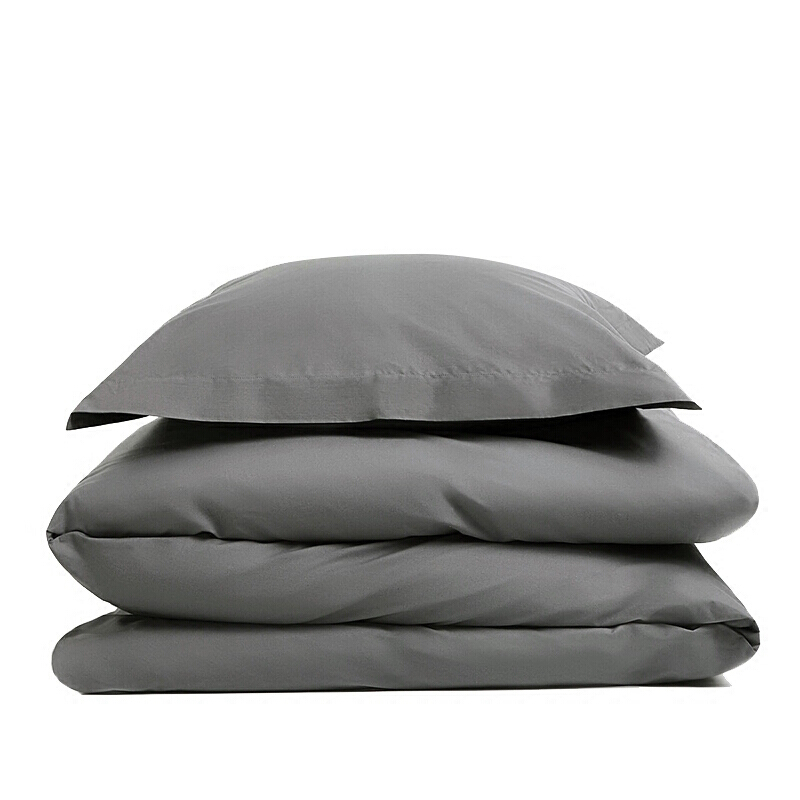 棉纯色酒店枕头套50x90棉5080大枕套大号加大枕巾套一对灰色50x80一对