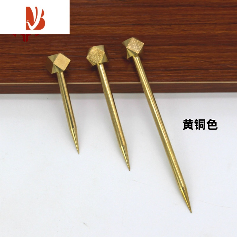 三维工匠中式黄铜相框挂钩挂画钉子字画牌匾挂钉挂物钩