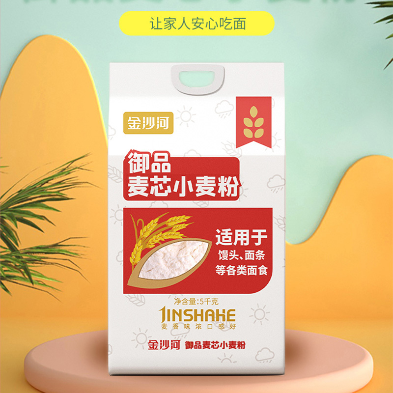 金沙河 御品麦芯 小麦粉5kg高清大图