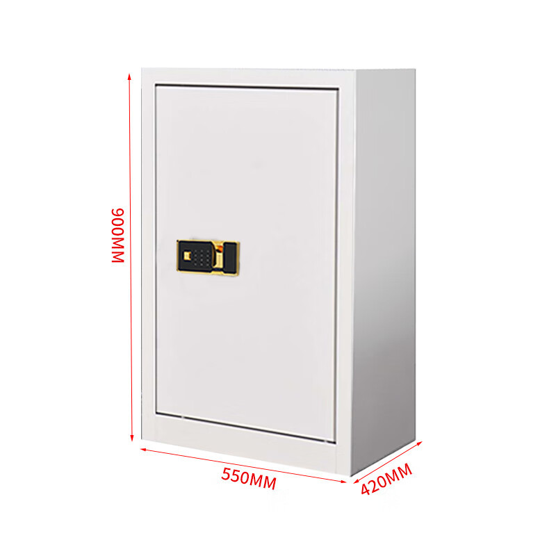 格具(GEJU)钢制单门指纹密码锁保密柜资料档案柜900*420*900mm