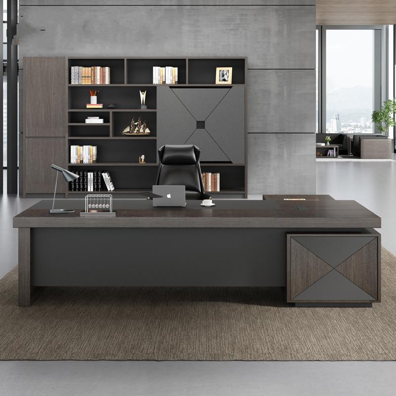 老板桌办公家具简约现代大班台主管桌经理桌总裁桌办公桌椅组合