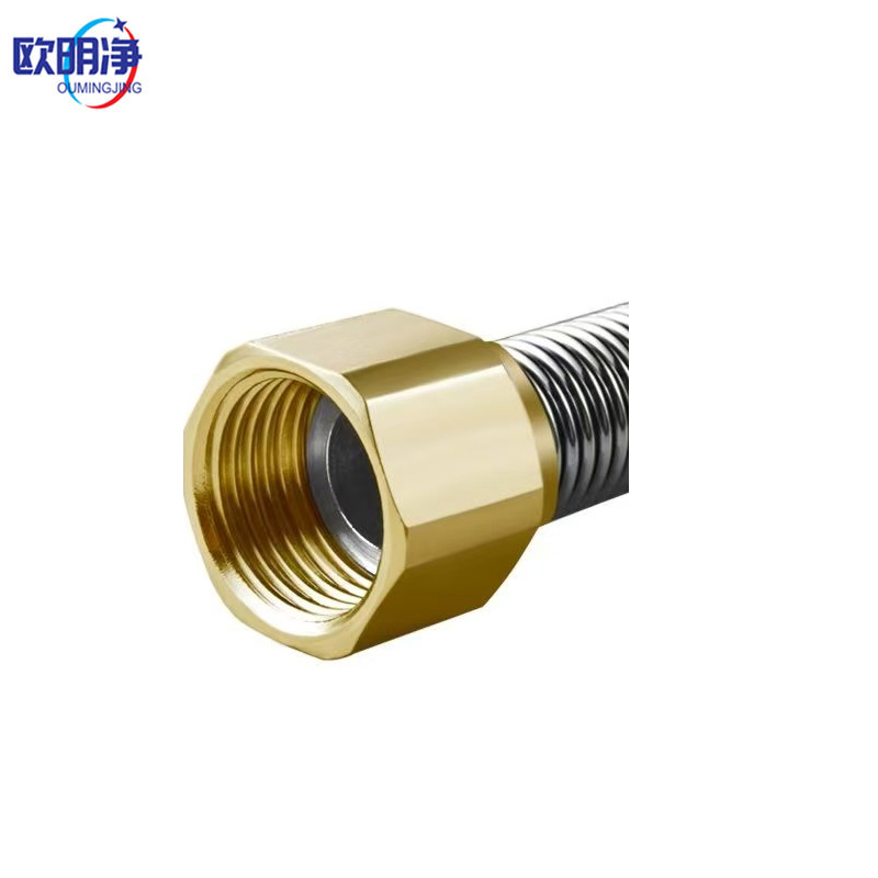 304不锈钢耐高温铜帽波纹管软管 DN25*20CM 根高清大图