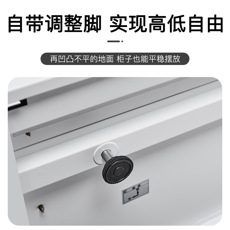 尔迈 卷门柜钢制卷帘门文件柜推拉门办公柜钢制储物柜档案移门柜子百叶门文档柜 900高卷门柜