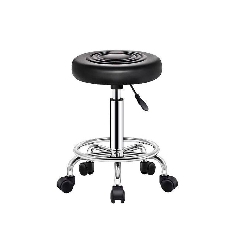 苏宁 金菲罗格 办公家具 黑色可旋转吧椅高清大图