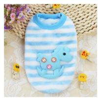 兔子衣服秋冬宠物兔兔荷兰猪服饰小兔子穿的垂耳兔侏儒兔保暖用品 湖蓝色 木马 4码一斤内