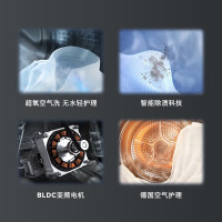西门子(SIEMENS)10KG大容量全自动家用变频滚筒洗衣机深层除螨除菌 WG54A2E10W+WQ55A2D10W
