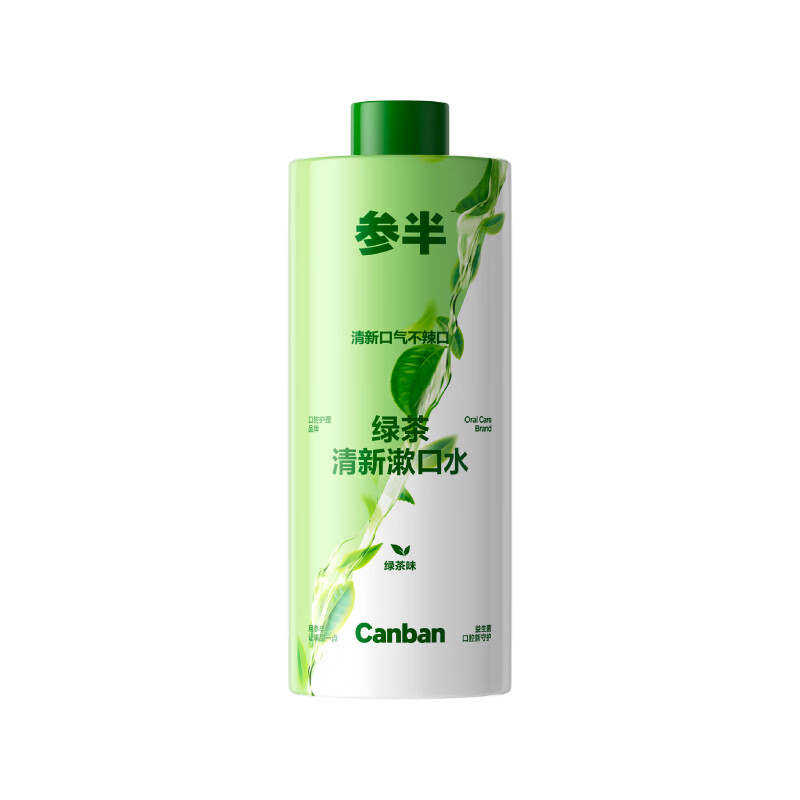 参半 绿茶清新漱口水(绿茶味)400ml CP-KQ-SKS-0133