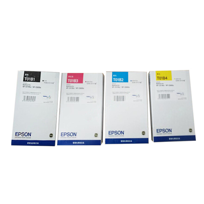 爱普生(EPSON) T01B1-B4 四色套装原装墨盒 (适用WF-C8690a/WF-C8190a机型) 墨盒/墨水