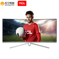 TCL T34M6CW 34英寸1800R准4K超宽屏100Hz高刷新率 支持FreeSync同步技术游戏电竞曲面显示器