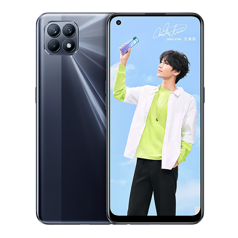 [二手9成新]OPPO Reno4 SE 超闪黑 8G+128G 全网通安卓手机6.43英寸屏双卡拍照娱乐备用5G手机高清大图