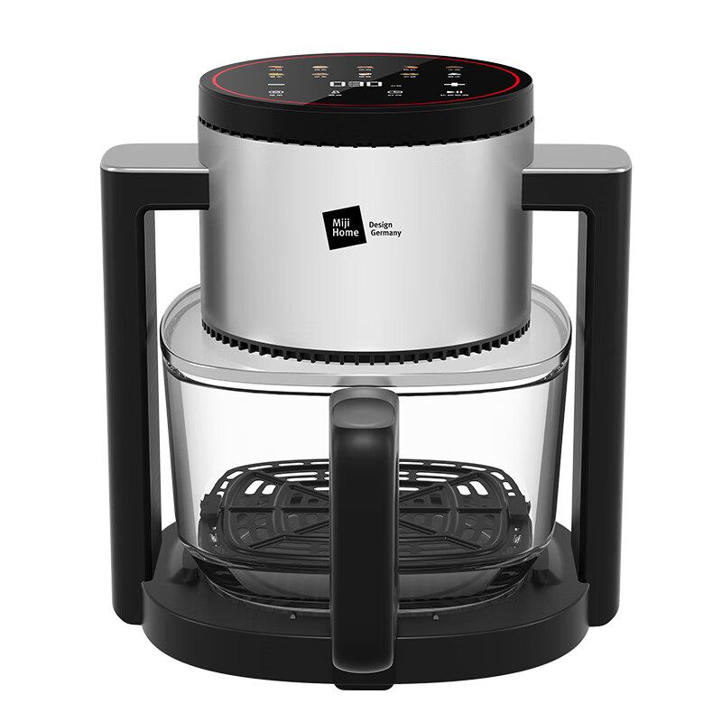米技生活 360°全景可视玻璃空气炸锅MFEO-GS45
