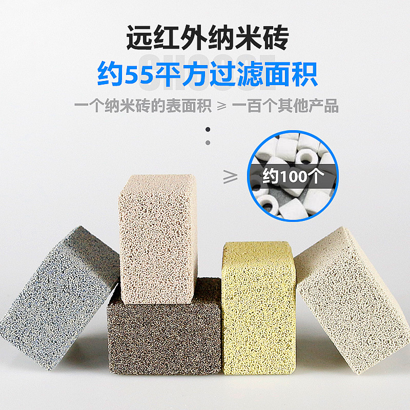鱼缸过滤材料细菌屋陶瓷环台湾no1石英纳米球鱼池用净水培菌滤材高清大图