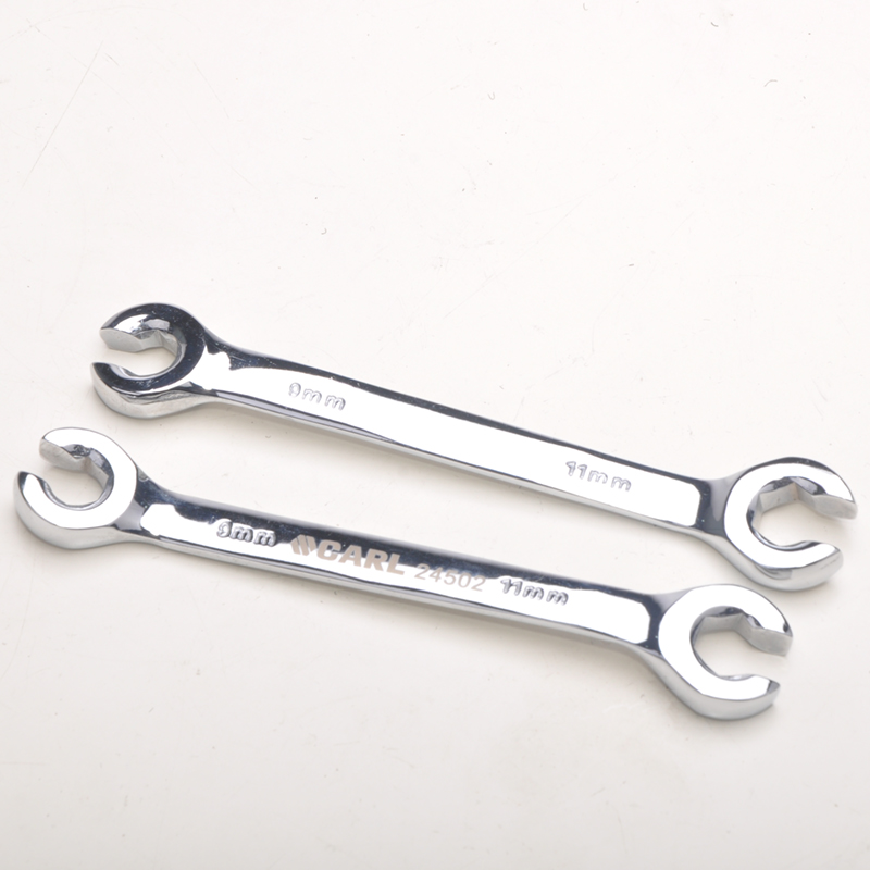 卡尔 航空级全抛光油管扳手 9×11mm-24502 把高清大图