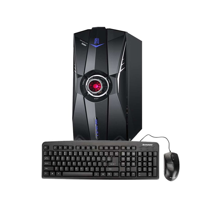 海尔电脑主机轰天雷x8nx3s游戏主机键鼠套餐