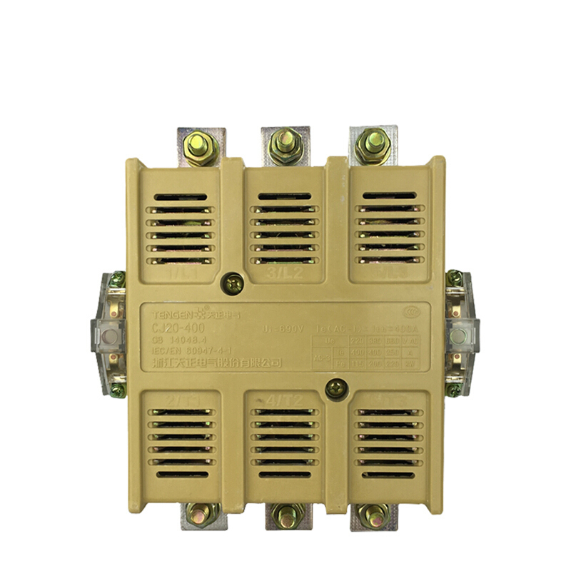 天正电气 CJ20-400A 220V 3NO 4NO+2NC 50Hz 3P 02010030061 交流接触器