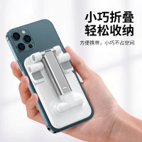 塔菲克(TAFIQ)手机支架桌面懒人直播拍摄专用平板iPad床头床上万能通用折叠伸缩升降多功能折叠支架-加厚版[经典黑]