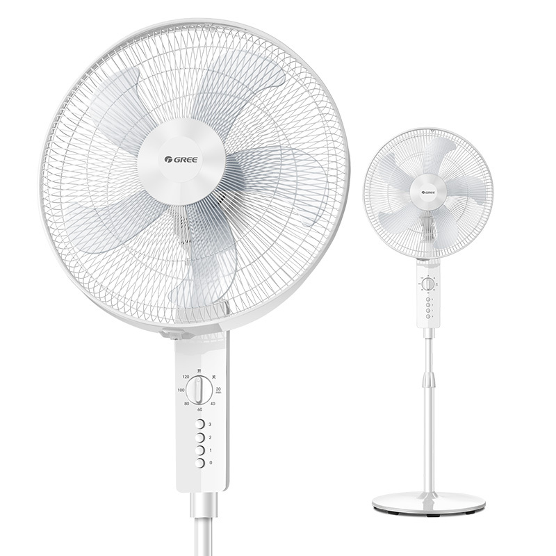 格力gree电风扇机械落地扇智能定时3档风速全铜电机节能轻音升降扇