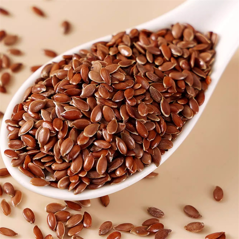 甄选亚麻籽100克农家种植棕色褐色胡麻籽亚麻籽仁可榨油煮粥五谷杂粮高清大图
