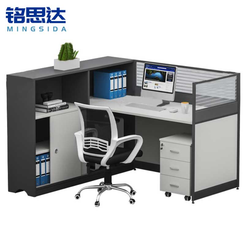 铭思达屏风工位1.52米含柜椅套