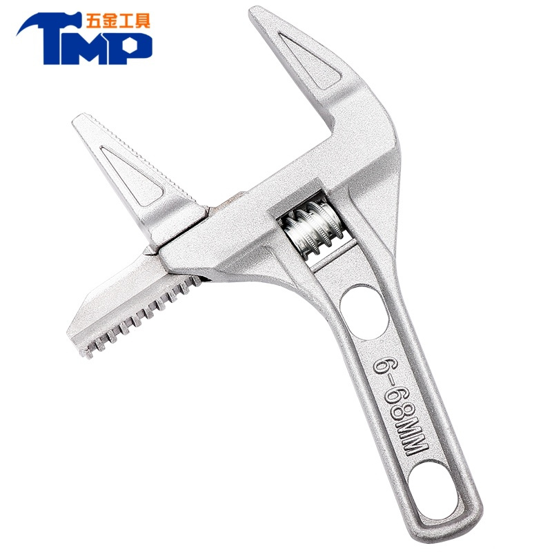 jingping卫浴扳手工具多功能短柄大开口维修下水器管道空调活口活动