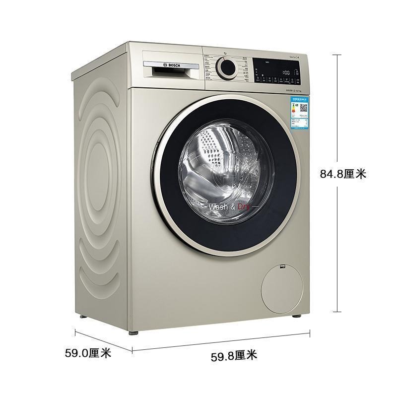 博世 BOSCH WNA254X90W 10公斤洗7公斤烘滚筒洗衣机 洗烘一体高清大图