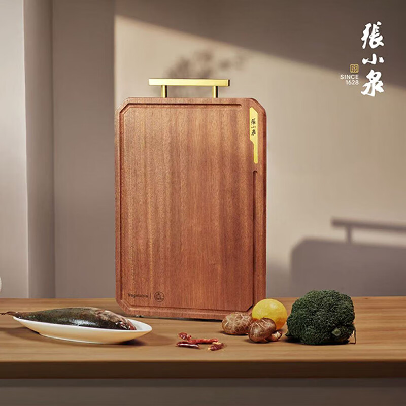 张小泉 乌金系列乌檀木实木砧板C500711(大号)43*30cm 2.5cm