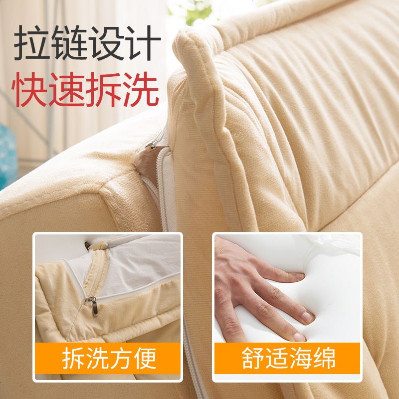 现代多功能贵妃单人躺椅懒人沙发卧室折叠午休椅家用小户型沙发床高清大图