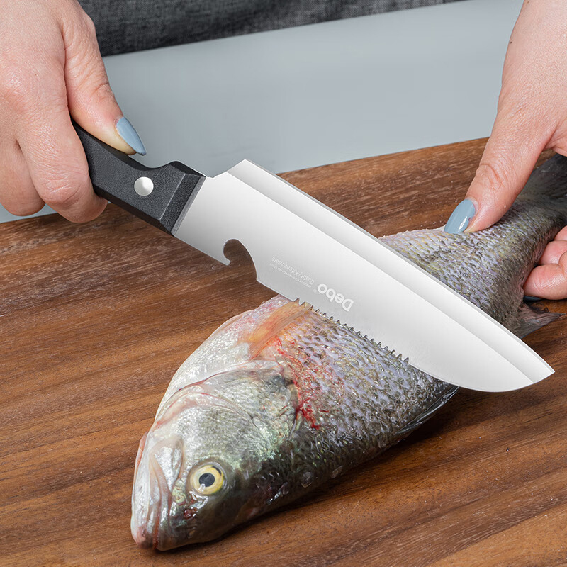 德铂刀3件套艾力克刀具套装菜刀水果刀剪刀DEP-861高清大图