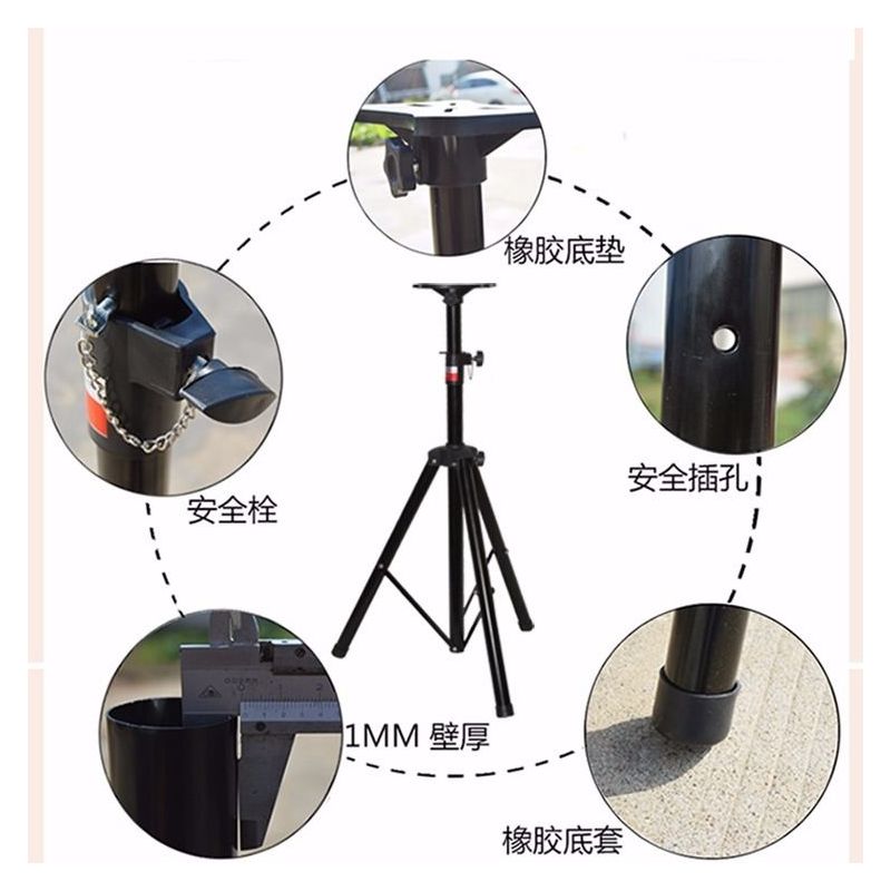 投影机架子支架投影仪落地三脚架通用托盘带云台折叠便携移动