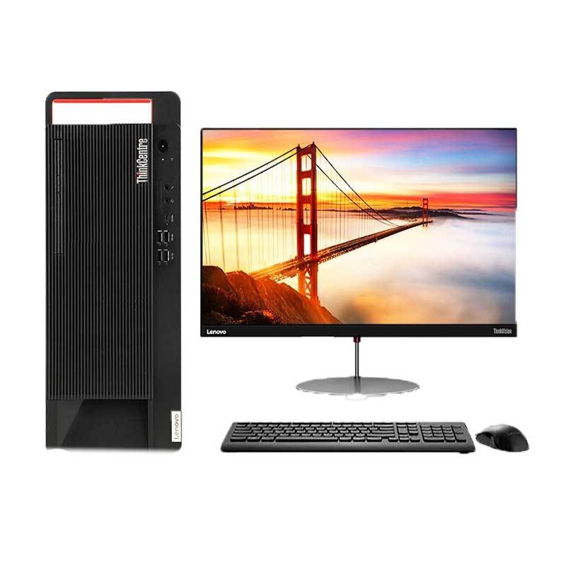 联想 m737t台式电脑 i5-10500 16g 1t 256g 2g  23寸显示器 商用办公