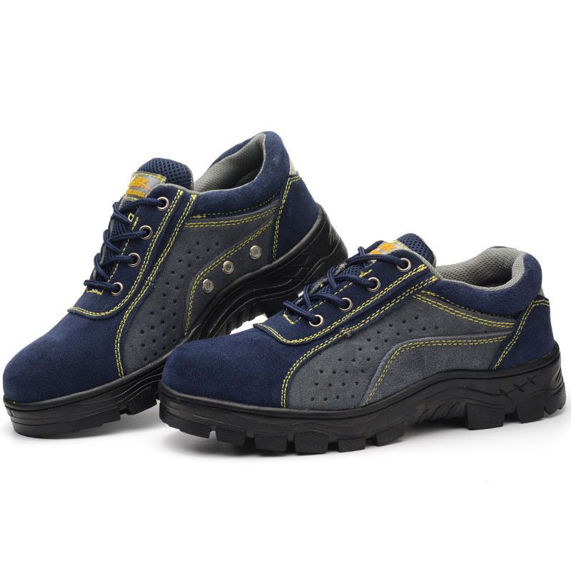 劳保鞋男士新款秋季透气防臭钢包头防砸防刺穿防护安全工地工作鞋钢头