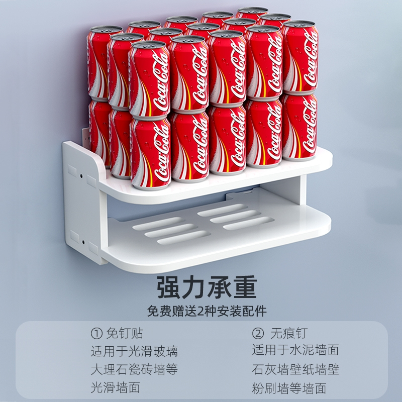 悬挂式电视柜免打孔客厅小户型投影仪置物架简易壁挂悬空电视机柜