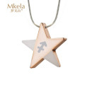 梦克拉Mkela 钨金吊坠 星座 项坠 射手座