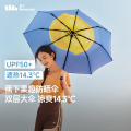 蕉下（beneunder）蕉下三折倍护黑胶防晒伞BM397-气泡柠檬（单位：把）