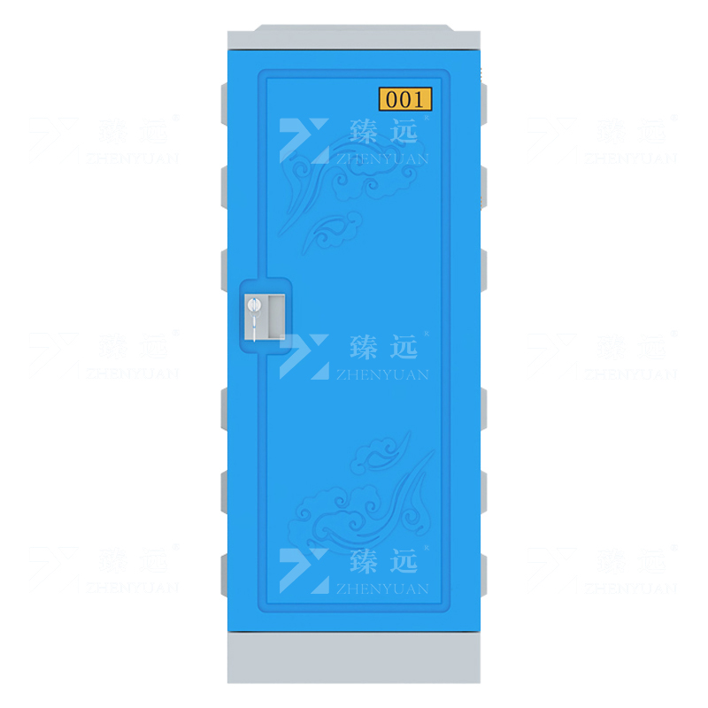 臻远ZY-ABS-5ABS塑料更衣柜健身房组合寄存包柜学生书包柜915*385*470高清大图