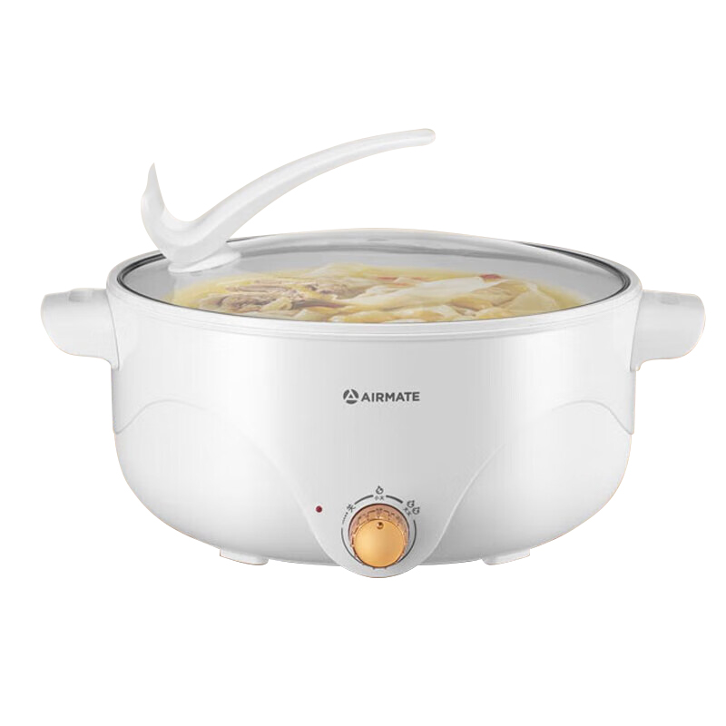 艾美特(AIRMATE) CR1204 多功能蒸笼电火锅 4L多功能一体蒸笼电火锅