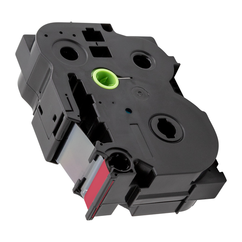 [精选]雅富仕-兼容Brother标签机/标准覆膜标签色带TZE-451红底黑字24mm*8M高清大图