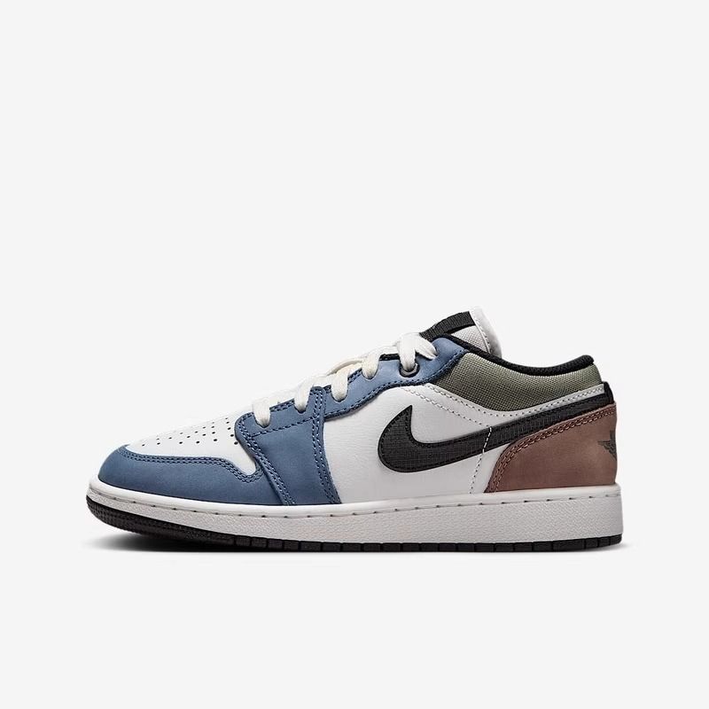 NIKE耐克篮球鞋JORDAN 1 LOW (GS)大童青少年运动鞋HV5973-101 C HV5973-101 37.5