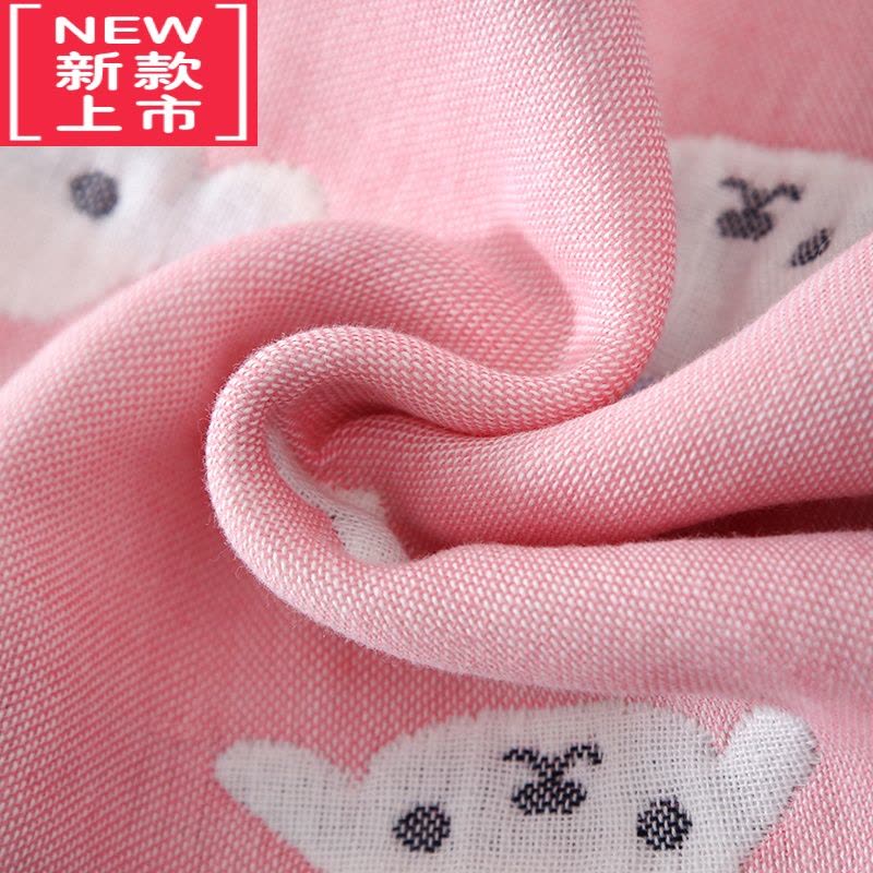 可莉允幼儿园小毛巾挂绳钩方巾新生婴儿童热敷纱布口水巾洗脸擦手巾图片