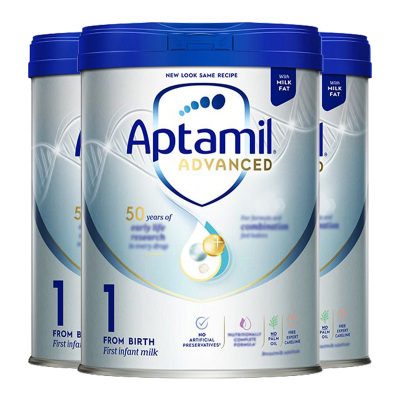 Aptamil 英国爱他美 白金版婴幼儿奶粉 1段 (0-6月）800g/罐 保税区发货