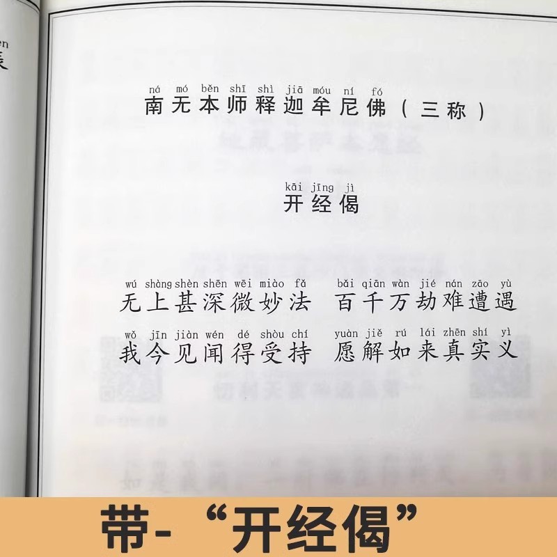 地藏菩萨本愿经 [正版]地藏经地藏菩萨本愿经精装注音版横排简体国学经典诵读本佛经经书国学经典书中华传统文化佛教佛学入高清大图