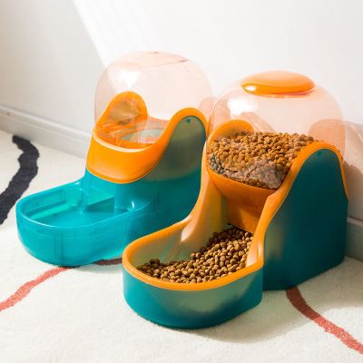 狗碗狗盆猫碗猫食盆狗粮狗狗饭盆防打翻双碗猫咪自动饮水宠物用品