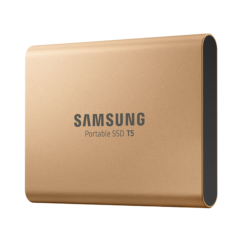 三星（SAMSUNG）移动固态硬盘PSSD T5 500GB USB3.1 1.8英寸 金色版