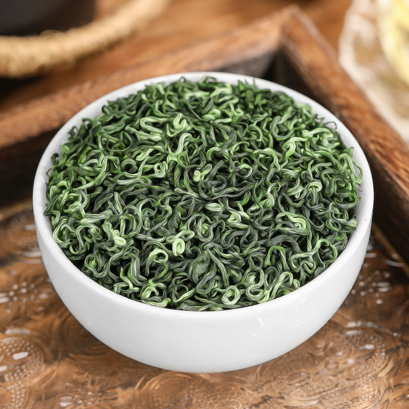 茗日红 碧螺春绿茶 新茶上市 明前浓香型碧螺春茶叶 散装罐装250g