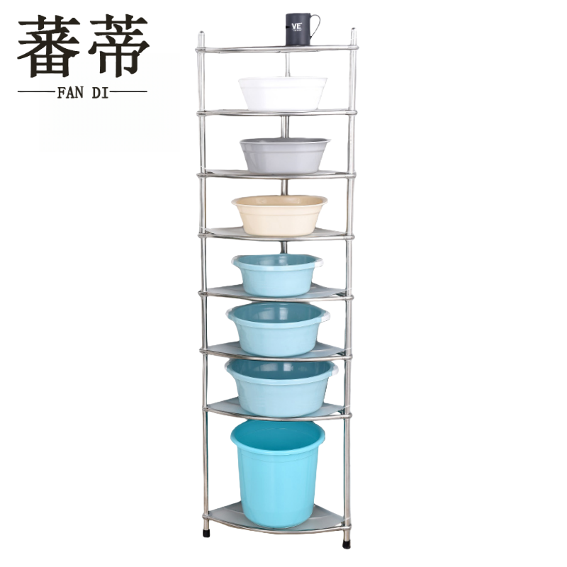 蕃蒂 脸盆架八层 个