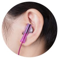 铁三角(Audio-technica) ATH-J100iS LPK 智能手机专用耳塞式耳麦有线耳机 浅粉色