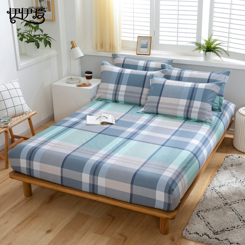 伊伊爱 纯棉印花床笠120*200cm*25cm高清大图