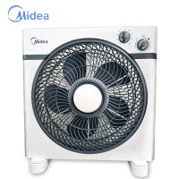 美的（Midea）KYT30-15AW 台式转页扇 电风扇 鸿运扇 台扇学生宿舍家用静音电机机械版按键迷你小风扇 12吋
